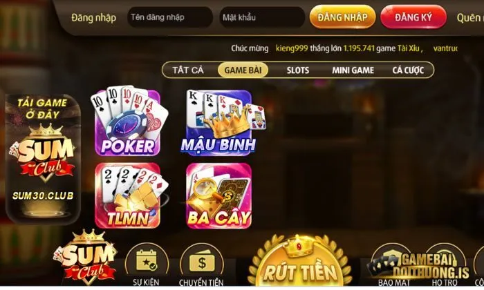Cài đặt giao diện thân thiện với người chơi